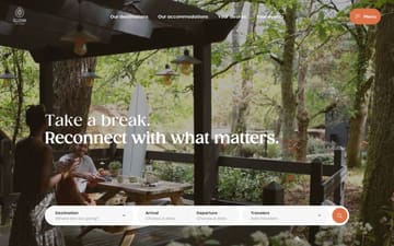 Slow Village website preview