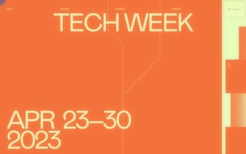 The Tech Week website preview