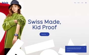 Blok watches website preview
