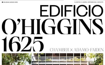 O'Higgins 1625 website preview