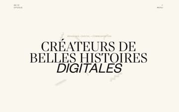 Belle Epoque website preview