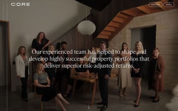 Core Advisory website preview