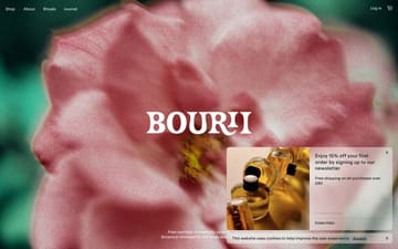 Bourii website preview