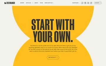 The Branch website preview