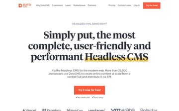 DatoCMS website preview