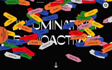 Illuminating Radioactivity website preview