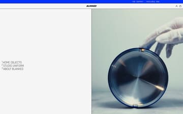 Blanked website preview