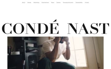 Condé Nast website preview