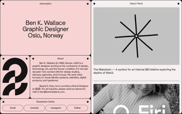 Ben K. Wallace website preview