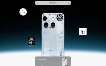 Nothing website preview