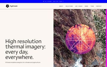 Hydrosat website preview