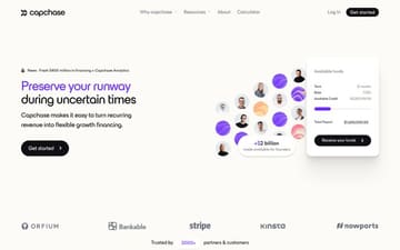 Capchase website preview