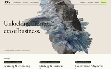 ÆRA website preview