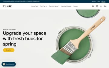 Clare website preview