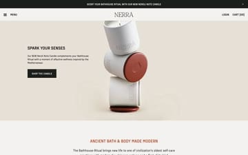 Nerra website preview