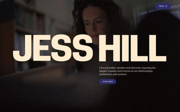 Jess Hill website preview