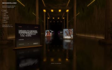 Wonderland website preview