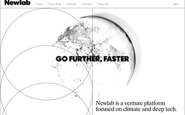 Newlab website preview