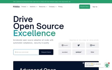 Fossa website preview