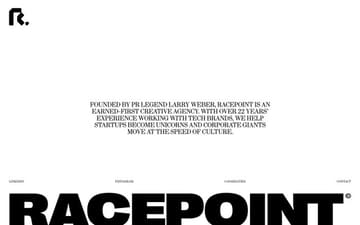 Racepoint Global website preview