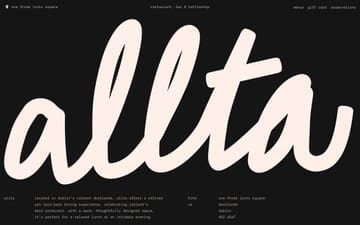 Allta website preview