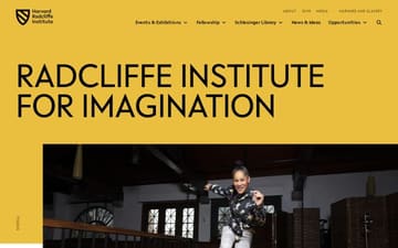 Radcliffe Institute website preview