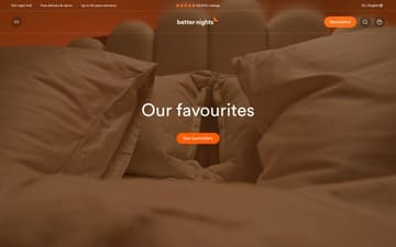 Better Nights website preview