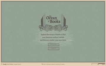 An Ocean of Books website preview