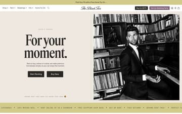 The Black Tux website preview