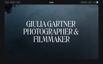Giulia Gartner website preview