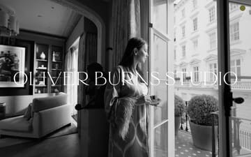 Oliver Burns Studio website preview