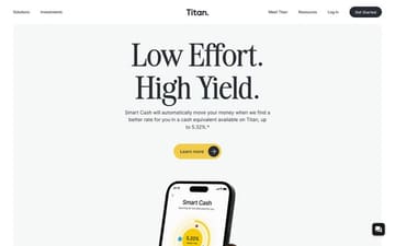 Titan website preview