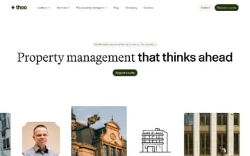 Theo website preview