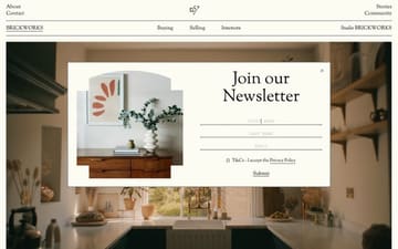 Brickworks London website preview