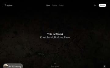 Burkinow Bissiri website preview