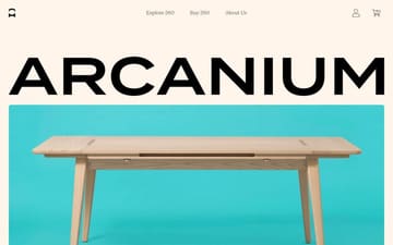Arcanium website preview