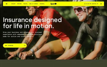 Spot Insurance website preview