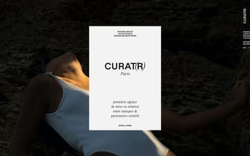 Curatr Paris website preview
