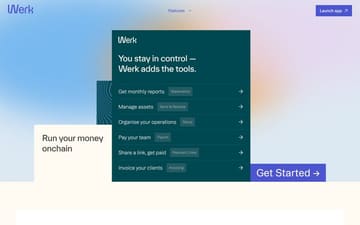 Werk website preview