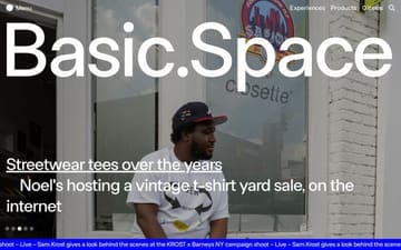 Basic.Space website preview