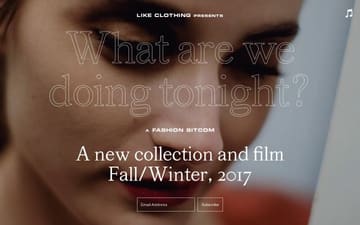 Like Clothing website preview