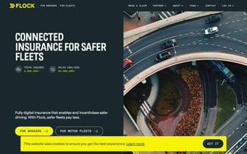Flock website preview
