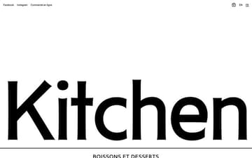 Kitchen Paris website preview