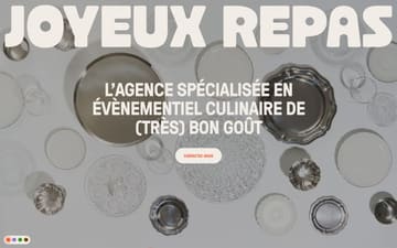 Joyeux Repas website preview