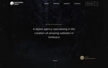 Northern Wolf website preview