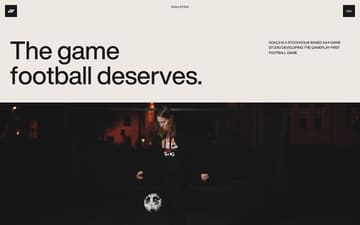 Goals Studio website preview