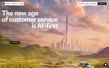 Intercom website preview