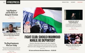 The Free Press website preview