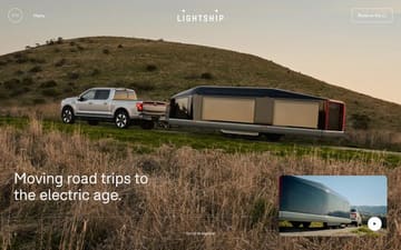 Lightship RV website preview