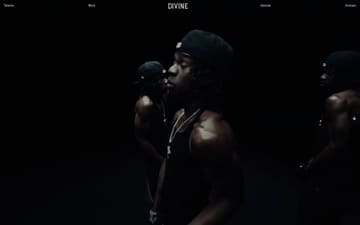 Divine website preview
